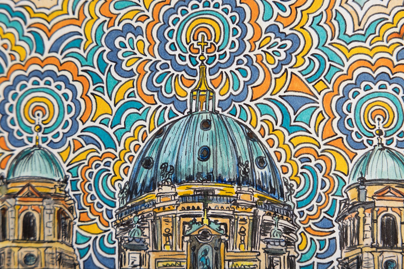 Berliner Dom Drawing Meditation